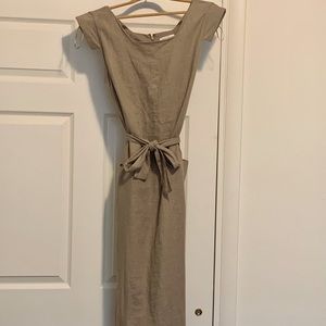 Canvas Sheath Dress NWOT